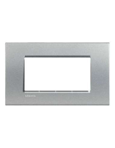 Placa embellecedora Livinglight de color Tech - 4 módulos - A000951289 BTICINO LNA4804TE