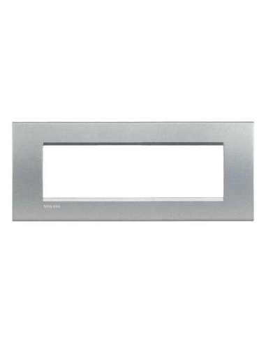 Placa embellecedora Livinglight de color Tech - 7 módulos - A000951312 BTICINO LNA4807TE