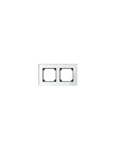 Marco 2 elem. elegance cristal Blanco - A001135048 SCHNEIDER ELECTRIC MTN404219