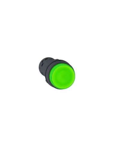 Pulsador luminoso - lampara pulsador -pulsador verde na 230v - A001146551 SCHNEIDER ELECTRIC XB7NJ0361