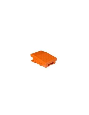 Interruptor de pedal único XPE-R – sin tapa – metálico – naranja - 1NC+1NO - A001147545 SCHNEIDER ELECTRIC XPER110