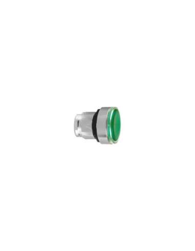 Harmony XB4 - Cabeza pulsador luminoso rasante retorno verde led - A001149097 SCHNEIDER ELECTRIC ZB4BH033