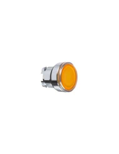 Cabeza pulsador luminoso rasante retorno amar led - A001149101 SCHNEIDER ELECTRIC ZB4BH053