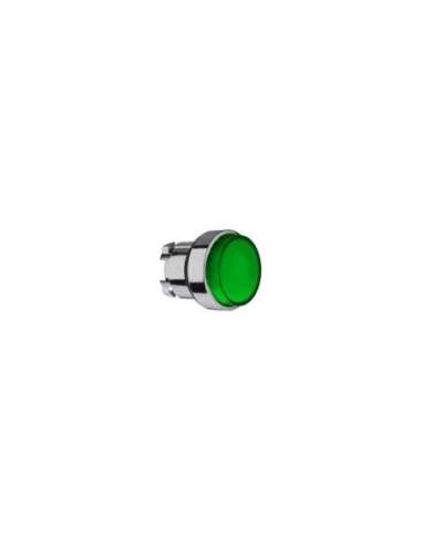 Cabeza pulsador luminoso saliente retorno verde led - A001149108 SCHNEIDER ELECTRIC ZB4BH33