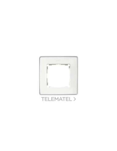 Marco para 1 elemento blanco base aluminio Simon 82 Detail Select - A001210079 SIMON 8201610-243