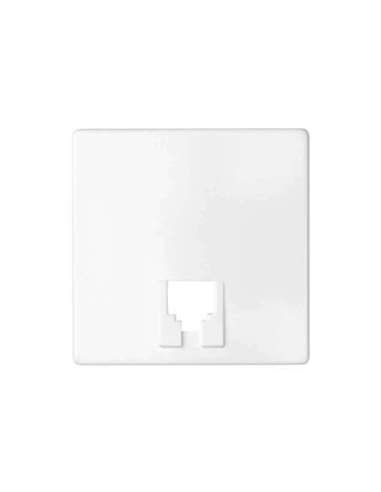 Placa para tomas telefónicas con conectores RJ11 y RJ12 blanco Simon 82 - A001210180 SIMON 82062-60