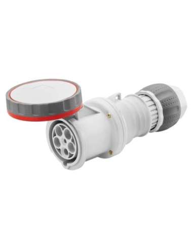 BASE MÓVIL RECTA HP - IP66/IP67/IP68/IP69 - 3P+N+T 125A 346-415V 50/60HZ - ROJO - 6H - - A001351968 GEWISS GW62061PH