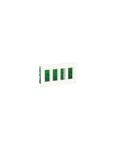 New Unica System+ - Puesto de Trabajo - 4 columnas - Empotrar - Polar - A001609202 SCHNEIDER ELECTRIC NU174418