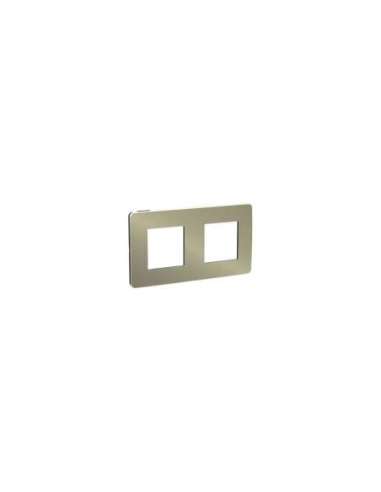 Marco 2 elem. Studio metal Bronce NG NU280452 - A001609271 SCHNEIDER ELECTRIC NU280452