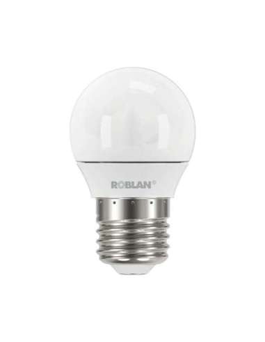 LÁMPARA LED ESFÉRICA 3W BLANCO 6500K E27 280LM 220V-240V - A001700821 ROBLAN LEDA15B (EMBALAJE DE 10 UNIDADES)