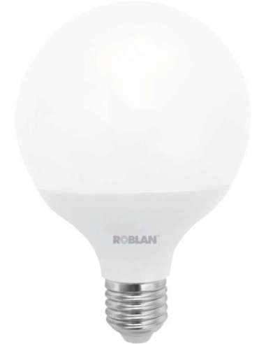 LÁMPARA LED GLOBO G95 E27 12W 6500K BLANCO - A001700858 ROBLAN LEDGLOB12