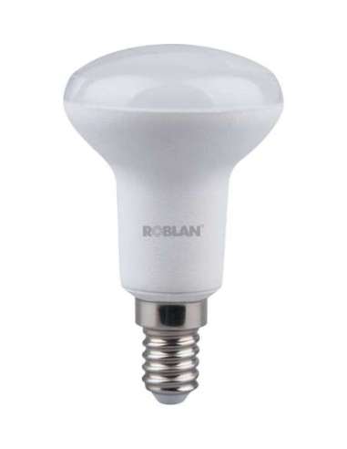 LÁMPARA LED R50 220-240V 6W 470LM E27 3000K - A001700967 ROBLAN LEDR503000