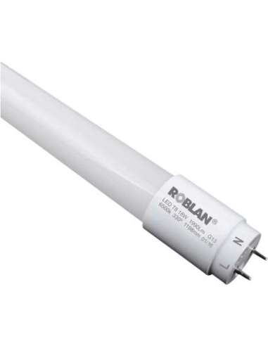 TUBO LED 600MM 9W 4100K 945LM 330º NEUTRO - A001701030 ROBLAN LEDT809330F