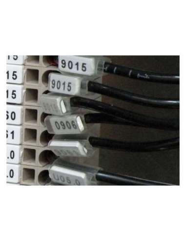 MARCADOR CABLE MG-TPM 40091 4X12MM BLANCO - A004571066 CEMBRE 40091 (EMBALAJE DE 2250 UNIDADES)