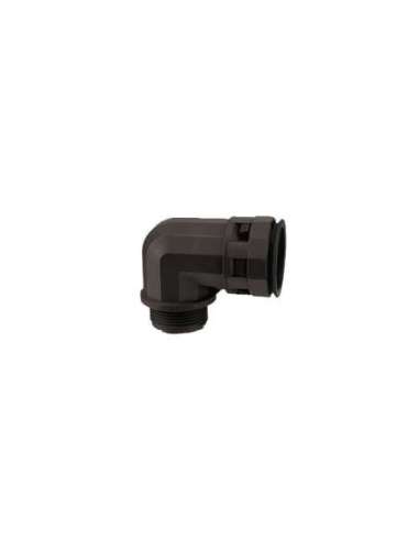 CODO 90§ NYLOFIX-PLUS DN48 PG 48 PA NEGRO - A000195785 INTERFLEX NEC-48P48N (EMBALAJE DE 10 UNIDADES)