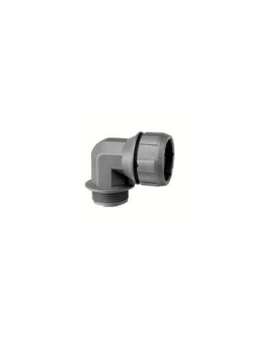 CODO 90§ NYLOFIX DN12 M16 PA GRIS - A000195820 INTERFLEX PAC-12M16G (EMBALAJE DE 50 UNIDADES)