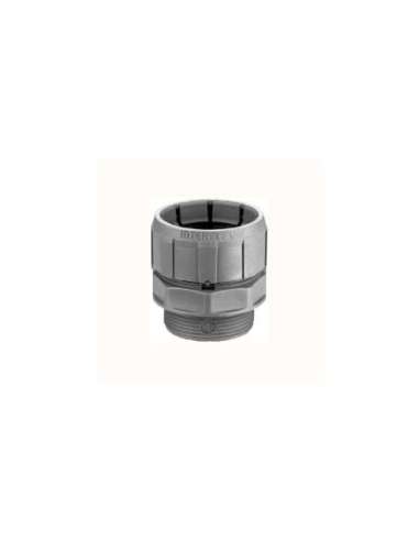 RACOR RECTO NYLOFIX DN 7 PG 7 PA GRIS - A000195850 INTERFLEX PER-07P07G (EMBALAJE DE 100 UNIDADES)