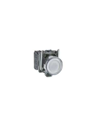 Harmony XB4 - Pulsador luminoso led 24v na+nc blanco - A001145920 SCHNEIDER ELECTRIC XB4BW31B5