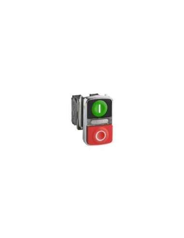 Harmony XB4 - Pulsación doble lumuminoso verde-rojo 24v ip66 - A001145944 SCHNEIDER ELECTRIC XB4BW73731B5