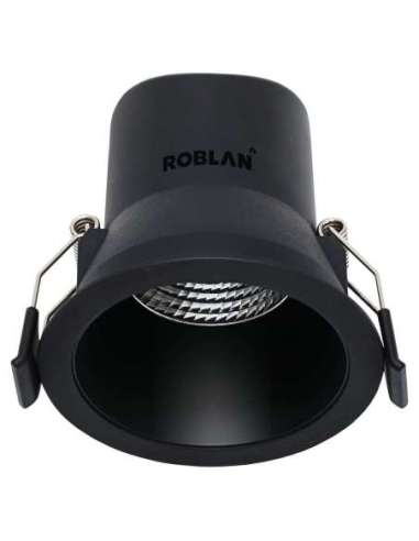 DOWNLIGHT LED ALL IN 6W 200-240V 450LM 4000K 81X79MM TRIAC DIMABLE NEGRO - A003947724 ROBLAN ALLINR2068NF