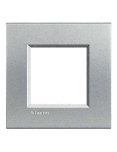 Placa embellecedora Livinglight de color Tech - 2 módulos - A000951243 BTICINO LNA4802TE