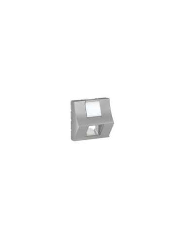 New Unica Carátula toma RJ45 inclin. 2 mod Alumin - A001609687 SCHNEIDER ELECTRIC NU940730