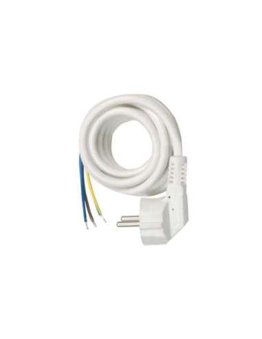 CABLE H05VV-F 3G1MM² 2 METROS BLANCO PARA BASE MÚLTIPLE MULTIFIX Simon - A003870711 SIMON BM150109