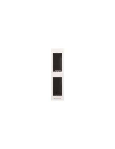 Placa carpint. 2 Vent. Vertical BL - A000717881 NIESSEN N2671.2 BL