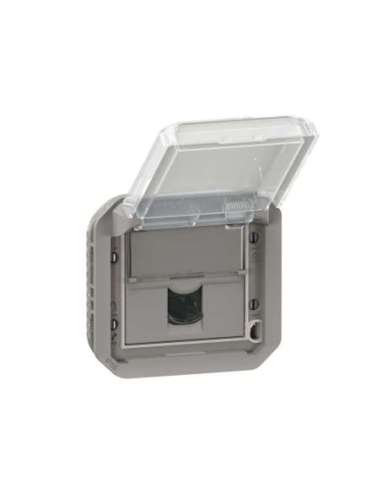 Base RJ45 Cat.6 FTP Plexo modular - Gris LEGRAND 069569L (EMBALAJE DE 5 UNIDADES)