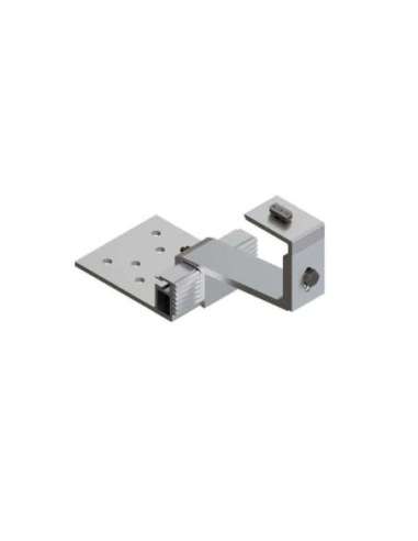 Fijación salvatejas regulable S02.4-10-A en aluminio anodizado (caja 20u) SUNFER A0748