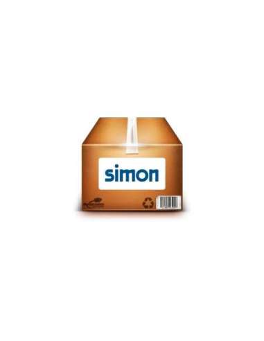 Tapa cargador USB C blanco brillante Simon 100 SIMON 10001197-130