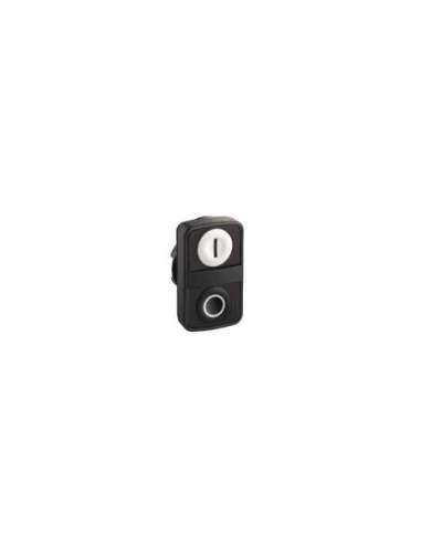 Cabeza pulsador doble blanco-negro rr ip66 - A001149641 SCHNEIDER ELECTRIC ZB5AA7121