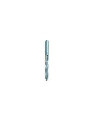 TORNILLO DOBLE ROSCA 8X100 ACERO CINCADO - A003323812 HYD_HYD 210308100 (EMBALAJE DE 100 UNIDADES)