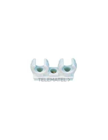 CLIP DOBLE M6 15MM NYLON - A003323160 HYD_HYD 131215 (EMBALAJE DE 50 UNIDADES)