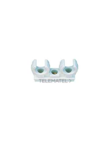 CLIP DOBLE M6 22MM NYLON - A003323162 HYD_HYD 131222 (EMBALAJE DE 50 UNIDADES)