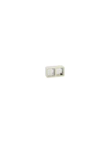 Caja con conos Plexo modular blanco - 2 elementos horizontales - A000724335 LEGRAND 069690