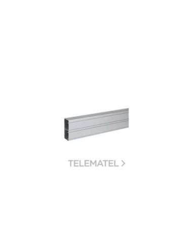 Canal de aluminio de 2m 130x55mm con 2 compartimentos para funciones K45 - A000873640 CON_CON TK11102/8 (EMBALAJE DE 2 METROS)