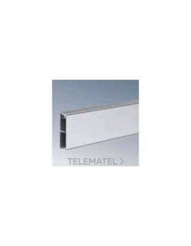 Minicanal aluminio 65X20 mm 2 compart. - A000873752 CON_CON TM21042/8 (EMBALAJE DE 16 METROS)