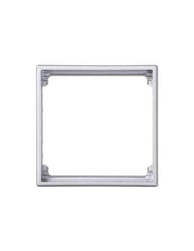 Placa adaptadora para mecanismos Simon K45 de 1 elemento aluminio Simon 500 Cima - A000989910 CON_CON 50012088-033