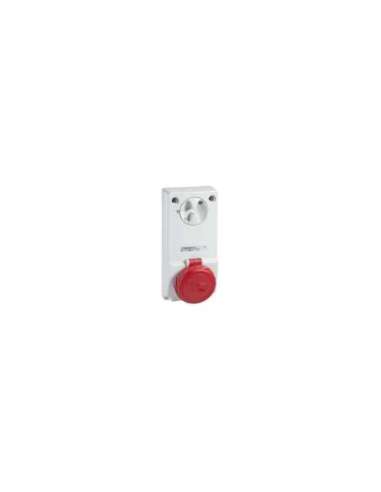 Unika interlocked socket - 16 A - 3P + E - 380...415 V AC - IP65 - panel - A001117441 SCHNEIDER ELECTRIC 82085