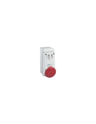 Unika interlocked socket - 16 A - 3P + E - 380...415 V AC - IP65 - wall - A001117502 SCHNEIDER ELECTRIC 83085