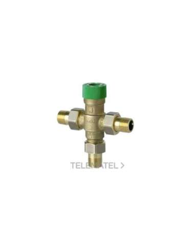 VÁLVULA TERMOSTÁTICA MEZCLADORA TM50 SIN RACOR M 3/4 - A003009580 HONEYWELL TM50-1/2E