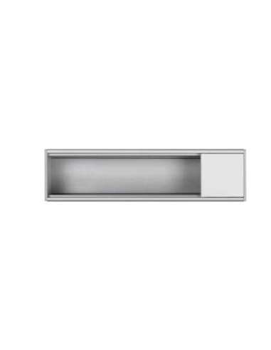 perfil de aluminio Ofiblock Compact de 3 elementos blanco Simon K45 - A005746962 CON_CON KFC203/9