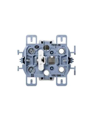 Interruptor unipolar 10 AX 250V~ con sistema de embornamiento a tornillo Simon 73 - A000038785 SIMON 73101-39