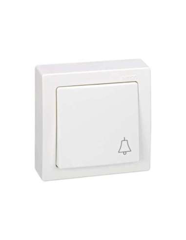 Pulsador monobloc con grabado campana 10 A 250V~ con sistema de embornamiento a tornill - A000038788 SIMON 73150-50