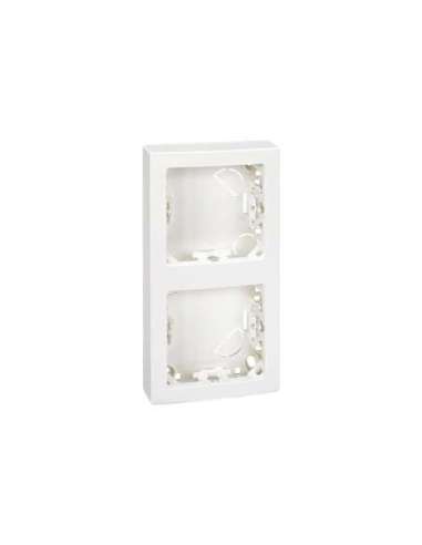 Marco con base para 2 elementos vertical blanco Simon 73 Loft - A000038843 SIMON 73621-60