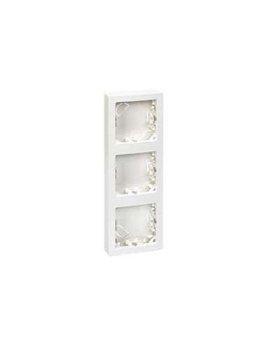 Marco con base para 3 elementos vertical blanco Simon 73 Loft - A000038852 SIMON 73631-60