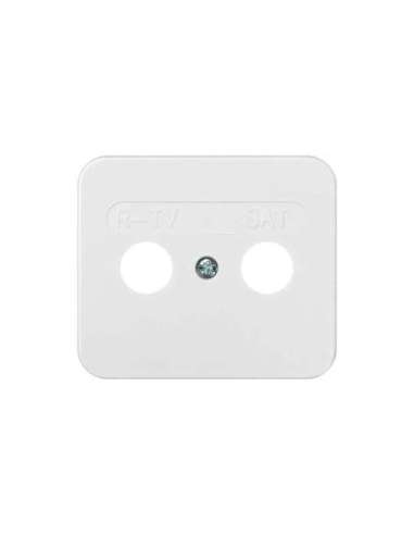 Placa para tomas inductivas de R-TV+SAT blanco Simon 75 - A000039131 SIMON 75097-30