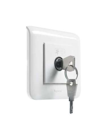 Interruptor con llave Mosaic - para BAES - 2 módulos - Blanco - A000132024 LEGRAND 076630