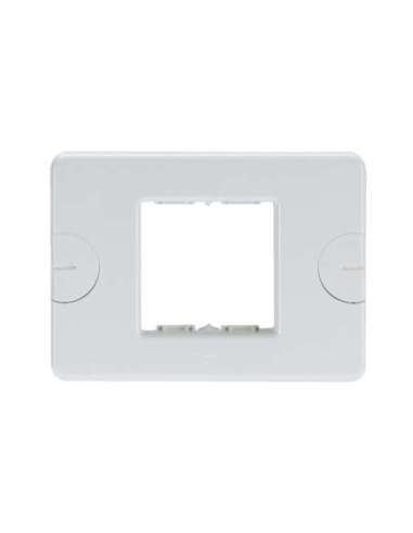 PLACA COMPACT - AUTOPORTANTE - 2 MÓDULOS - BLANCO NUBE - SYSTEM - A000170139 GEWISS GW24002